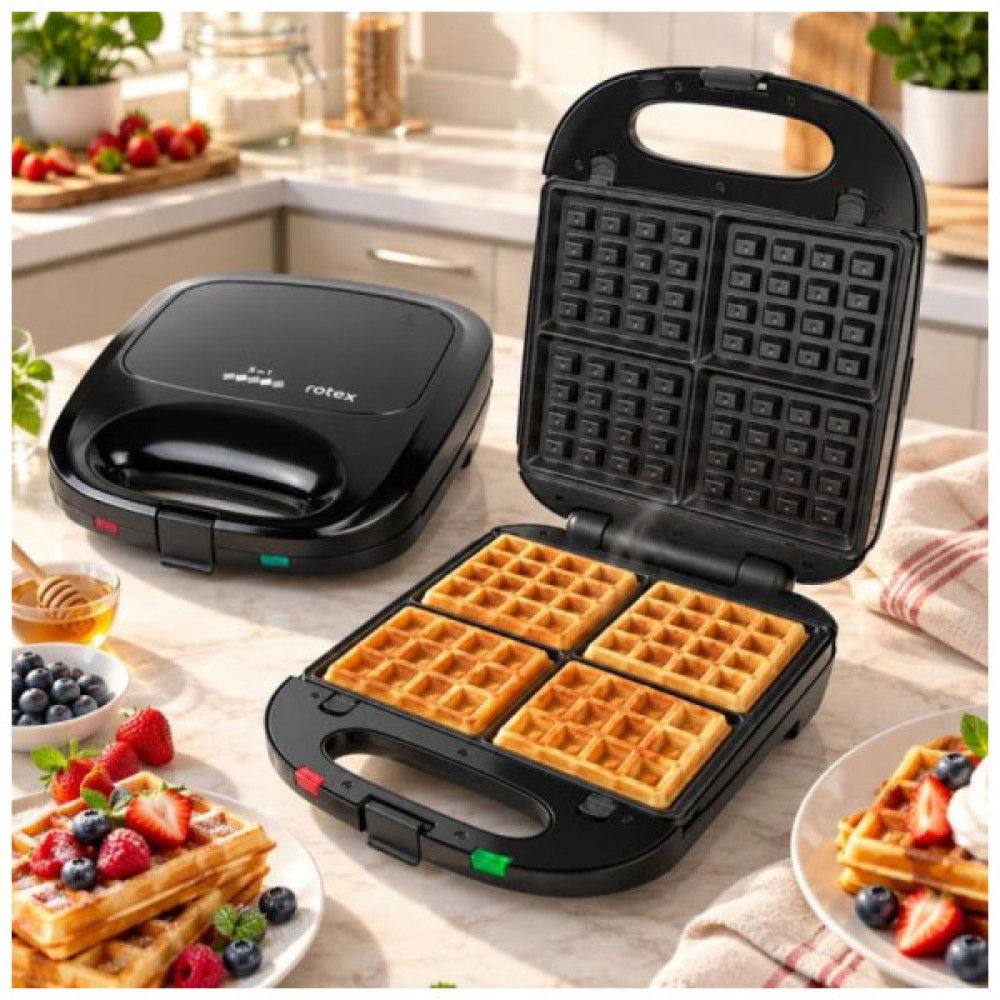 Вафельниця Rotex RSM425-B 5in1 XL