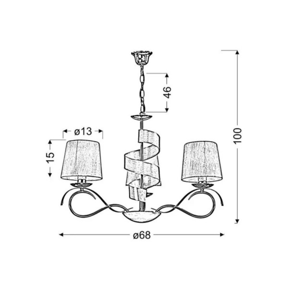 Люстра Candellux DENIS (33-23421)