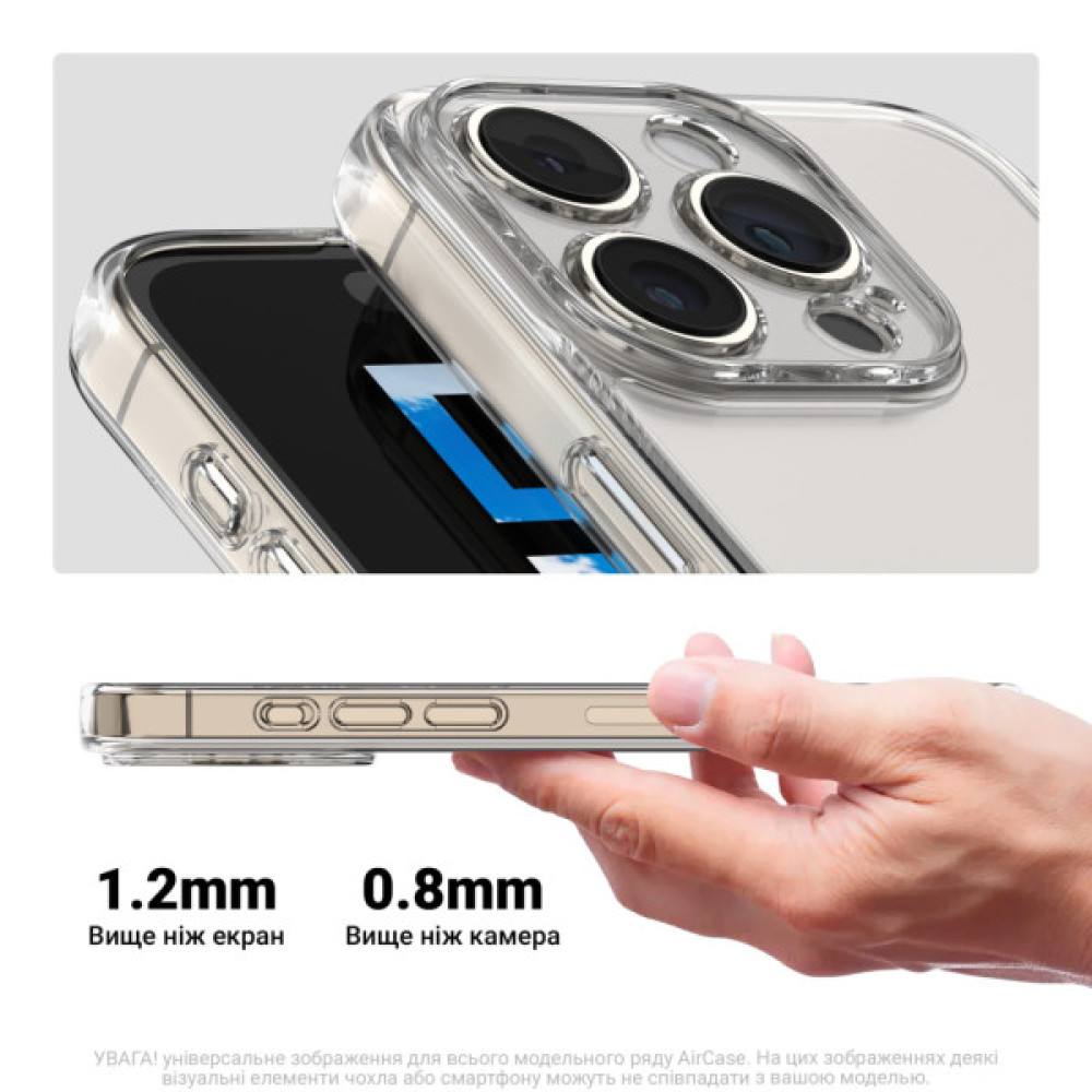 Чохол до мобільного телефона Armorstandart Air Xiaomi Redmi 15 4G Camera cover Clear (ARM85421)