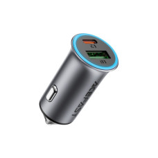 Зарядний пристрій Acefast 1xUSB-C + 1xUSB 95W car adapter B16 black (6974316284970)