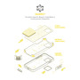Чохол до мобільного телефона Armorstandart ICON2 Case Apple iPhone 15 Sunshine (ARM77000)