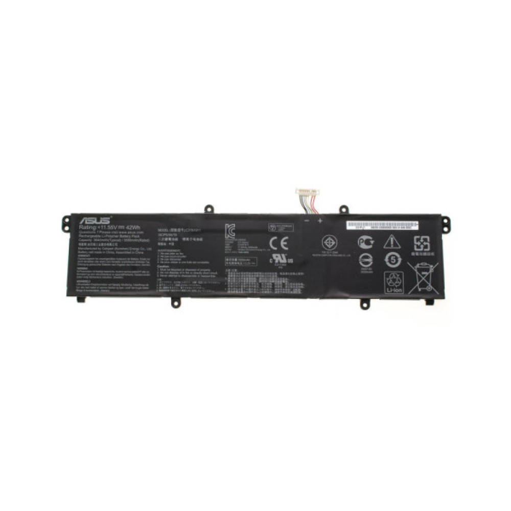 Акумулятор до ноутбука Asus X413 B31N1911, 3640mAh (42Wh), 3cell, 11.55V, Li-ion AlSoft (A71004)
