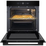 Духова шафа Whirlpool електрична, 73л, A+, дисплей, конвекція, телескопічні напрямні, чорний