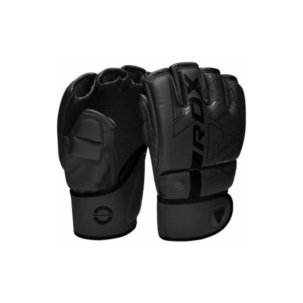 Рукавички для MMA RDX F6 Kara Matte Black Plus L/XL (GSR-F6MB-L/XL+)