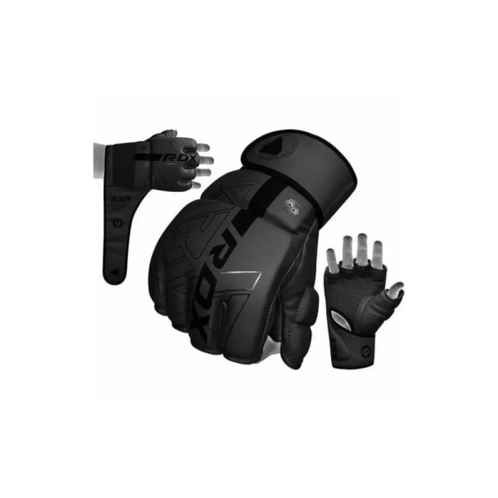 Рукавички для MMA RDX F6 Kara Matte Black Plus L/XL (GSR-F6MB-L/XL+)