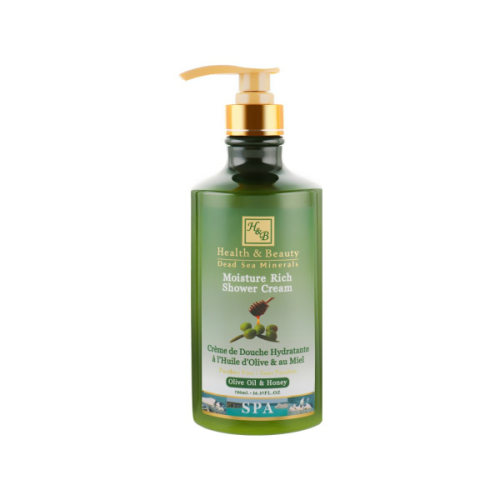 Гель для душу Health and Beauty Оливкова олія та мед 780 мл (7290012326295)