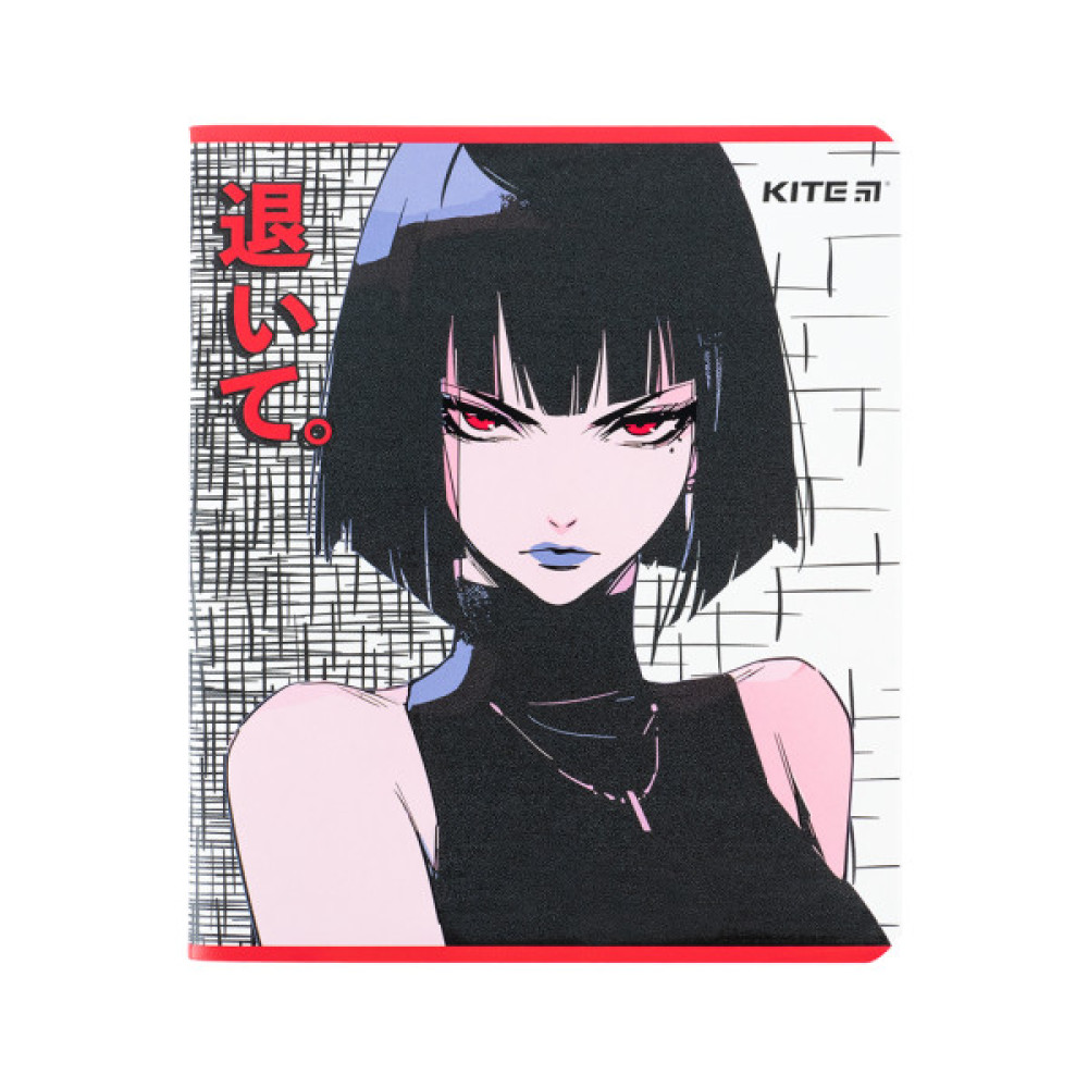 Зошит Kite Anime 48 аркушів, клітинка (K24-259-2) Зошит Kite Anime 48 аркушів, клітинка (K24-259-2)