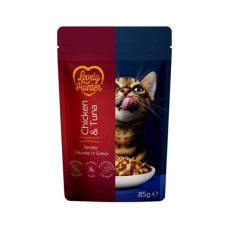 Вологий корм для кішок Lovely Hunter Adult with Chicken and Tuna 85 г (LHU47937)