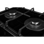 Варильна поверхня Hansa газова на склі,, 59см, чавун, чорний
