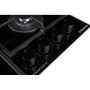 Варильна поверхня Hansa газова на склі,, 59см, чавун, чорний