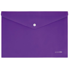Папка - конверт Economix А4 180 мкм, непрозора, фактура "помаранч", фіолетова (E31305-58)