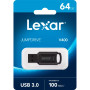 USB флеш накопичувач Lexar 64GB JumpDrive V400 Black USB 3.0 (LJDV400064G-BNBNG)
