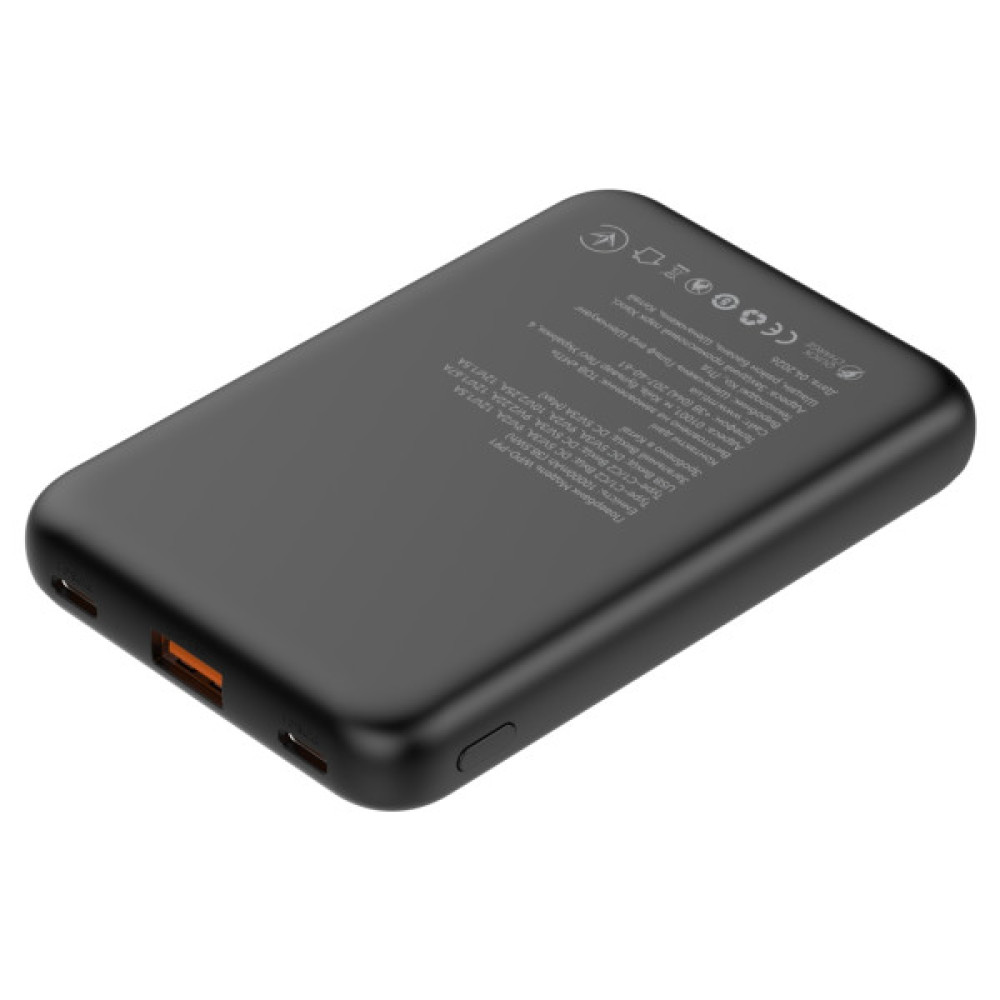 Батарея універсальна Atria 10000mAh, PD/22.5W, QC/3.0 (WPD-P91)