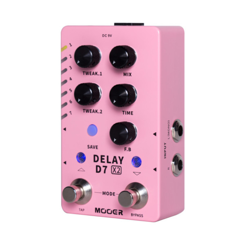 Педаль ефектів Mooer D7 X2 Delay