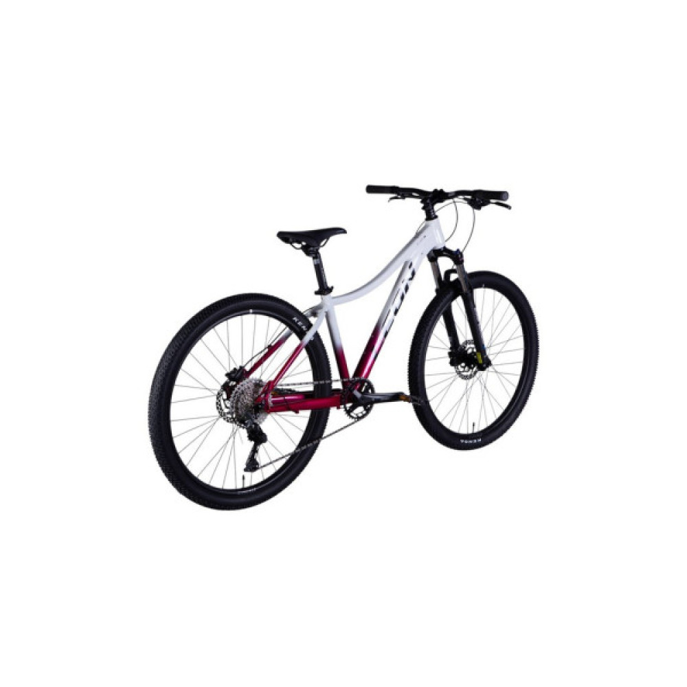 Велосипед Leon 27,5" XC LADY 75 HDD рама-16" AL 2025 білий з малиновим (OPS-LN-27,5-013)