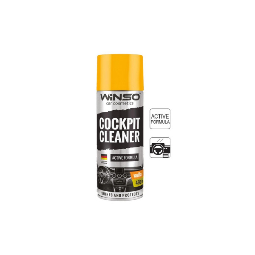 Автополіроль WINSO Cockpit Cleaner ваніль 450ml (840530)