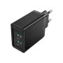Зарядний пристрій Vention 2xUSB 36W (2xUSB-A) QC3.0 black (FBAB0-EU) Зарядний пристрій Vention 2xUSB 36W (2xUSB-A) QC3.0 black (FBAB0-EU)