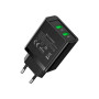 Зарядний пристрій Vention 2xUSB 36W (2xUSB-A) QC3.0 black (FBAB0-EU) Зарядний пристрій Vention 2xUSB 36W (2xUSB-A) QC3.0 black (FBAB0-EU)