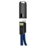 Дата кабель USB 2.0 AM to Micro 5P 0.22m blue ColorWay (CW-CBUM022-BL) Дата кабель USB 2.0 AM to Micro 5P 0.22m blue ColorWay (CW-CBUM022-BL)