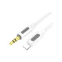 Кабель мультимедійний Lightning to 3.5mm M 1.0m silicone white BOROFONE (6941991114403) Кабель мультимедійний Lightning to 3.5mm M 1.0m silicone white BOROFONE (6941991114403)