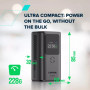 Батарея універсальна Canyon 10000mAh OnPower 130 TFT PD/30W Dark Grey (CNS-CPB130DG)