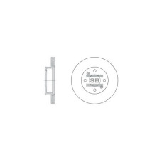 Гальмівний диск HI-Q SD2010
