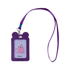 Бейдж Kite вертикальний на шнурку, фіолетовий (K24-296-1)
