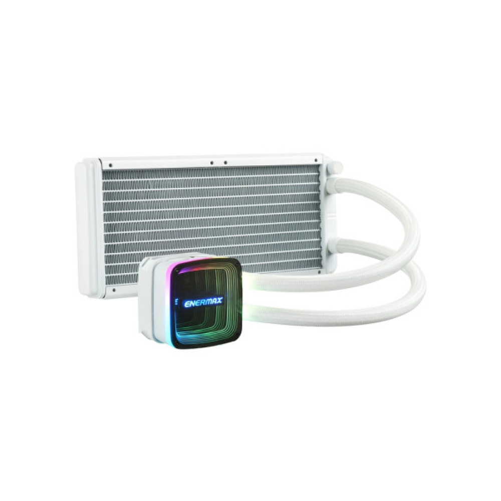 Система рідинного охолодження Enermax Aquafusion ADV 240 White ARGB (ELC-AQFA240-SQA-W)