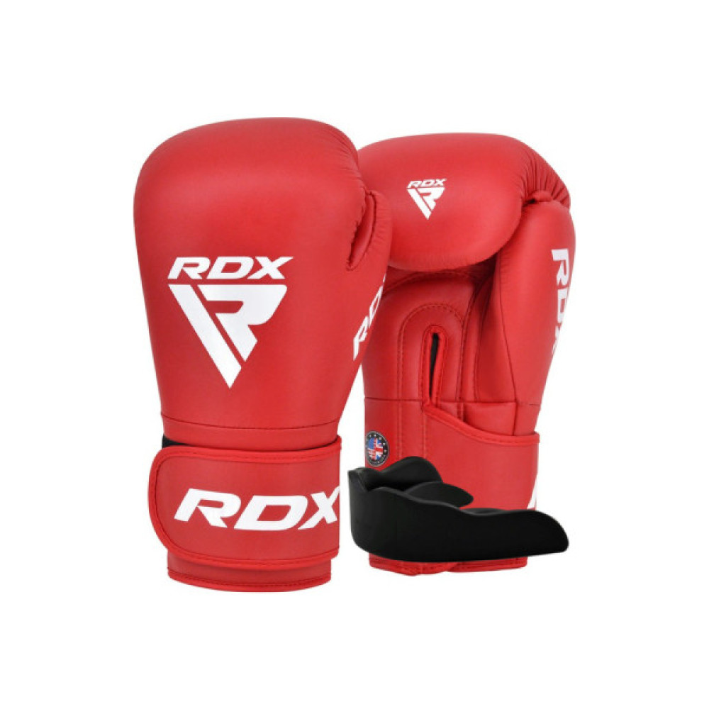Боксерські рукавички RDX AS1 Red 12 унцій (BGR-AS1R-12OZ)