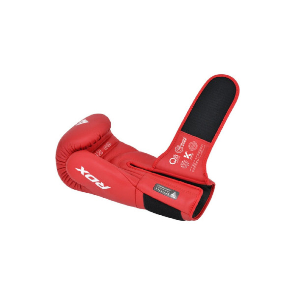 Боксерські рукавички RDX AS1 Red 12 унцій (BGR-AS1R-12OZ)
