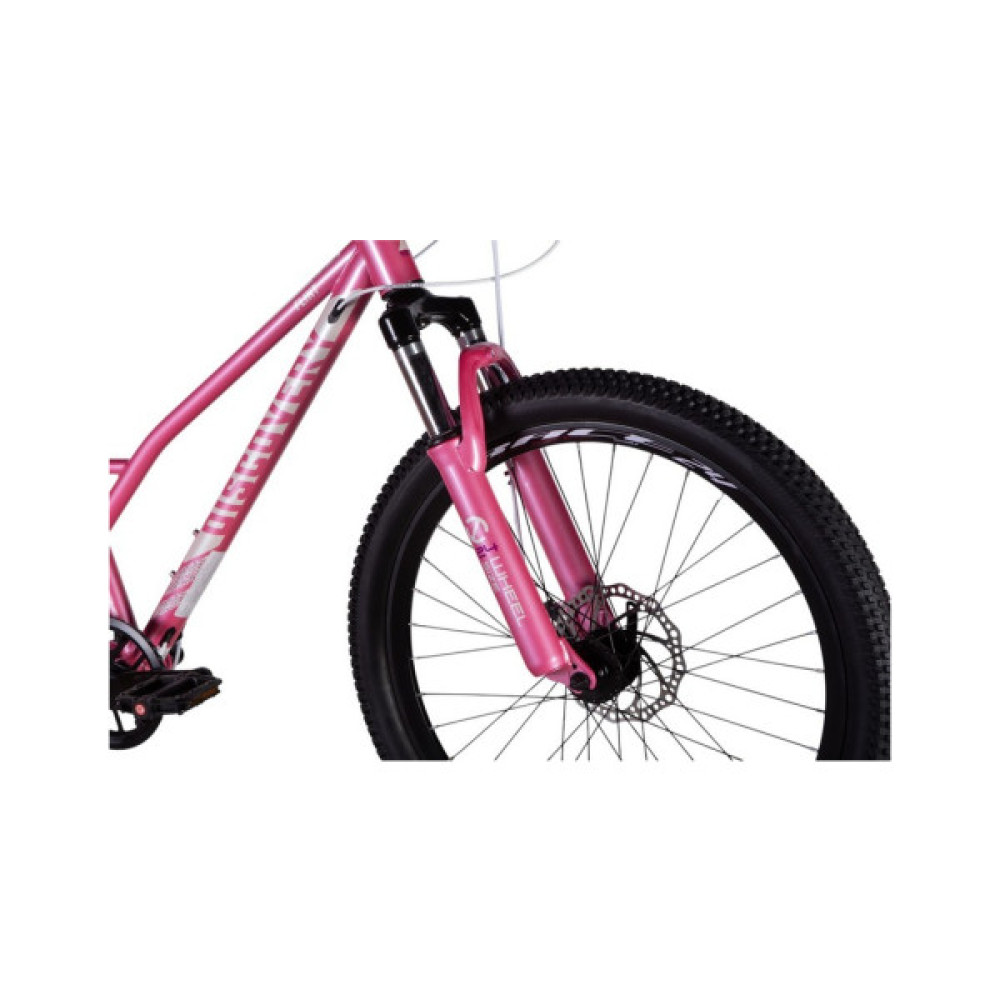 Велосипед Discovery 24" FLINT DD рама-12" ST 2025 рожево-білий (OPS-DIS-24-361)