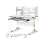 Парта Mealux Edmonton Multicolor Grey з полицею (BD-610 W/МС + G с полкой) Парта Mealux Edmonton Multicolor Grey з полицею (BD-610 W/МС + G с полкой)