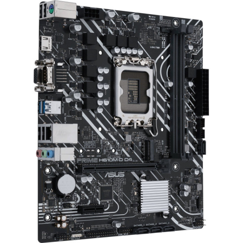 Материнcька плата ASUS PRIME H610M-D D4 s1700 H610 2xDDR4 M.2 HDMI D-Sub mATX
