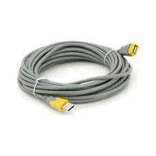 Дата кабель USB 2.0 AM/AF 10.0m UF-104 grey yellow VEGGIEG (YT-AM/AF-UF-104) Дата кабель USB 2.0 AM/AF 10.0m UF-104 grey yellow VEGGIEG (YT-AM/AF-UF-104)