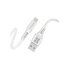 Дата кабель USB 2.0 AM to Lightning 2.0m white Promate (powerlink-ai200.white)