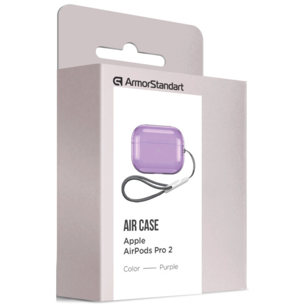 Чохол для навушників Armorstandart Air для Apple Airpods Pro 2 Purple (ARM85335) (ARM85335)