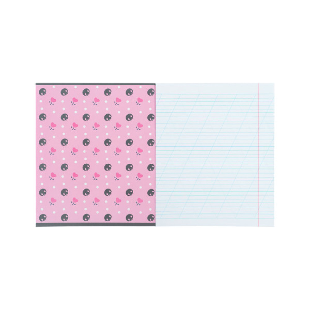 Зошит Kite Kuromi, 12 аркушів, коса лінія (HK25-235-2)