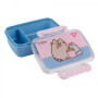 Ланч-бокс дитячий Yes Pusheen 420 мл, блакитно-рожевий (708364)