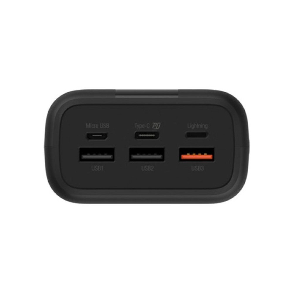 Батарея універсальна Silicon Power 30000mAh QX55, PD/20W, QC/3.0/22.5W, Black (SP30KMAPBKQX550K)