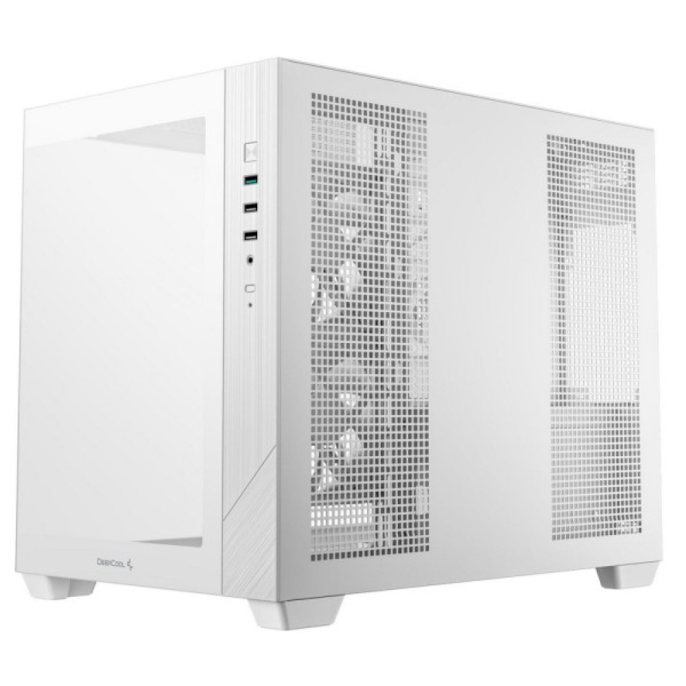 Корпус для ПК Deepcool CG330 3F White (R-CG330-WHNGM3-G)