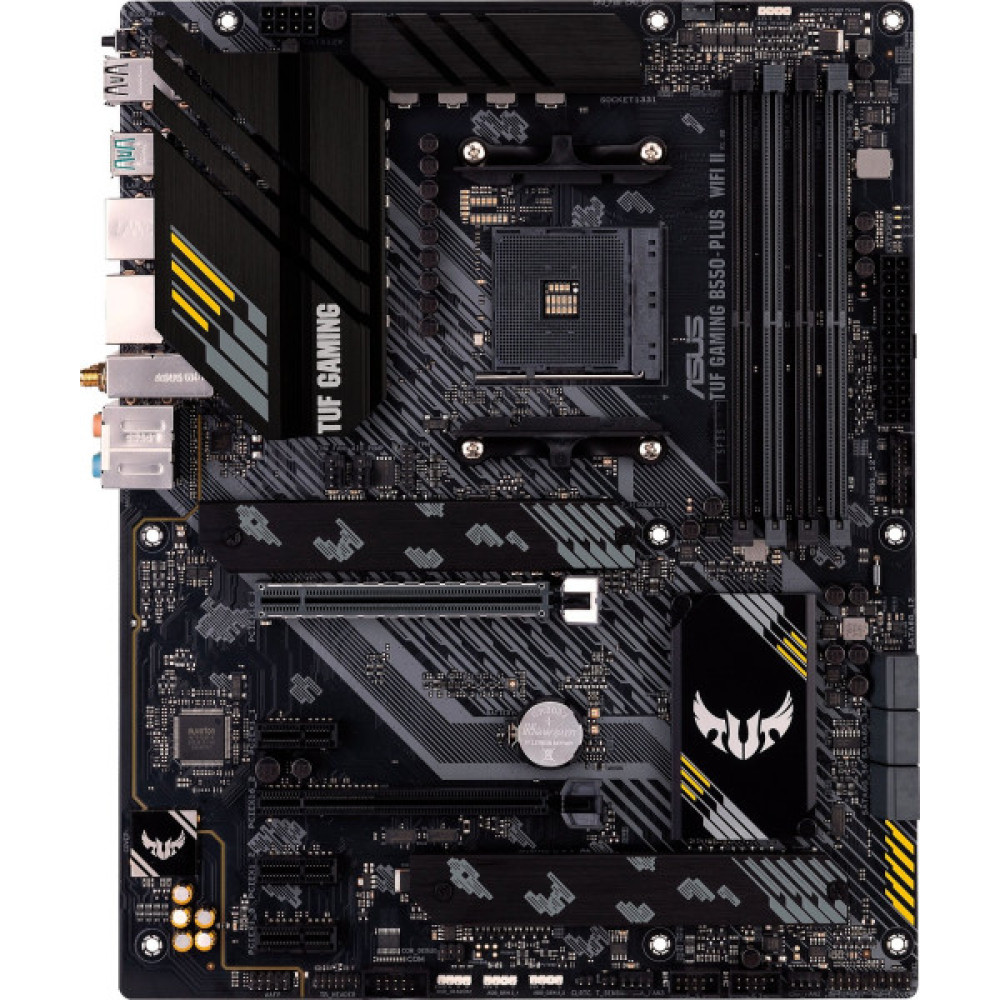 Материнcька плата ASUS TUF GAMING B550-PLUS WIFI II sAM4 B550 4xDDR4 M.2 HDMI DP Wi-Fi BT ATX