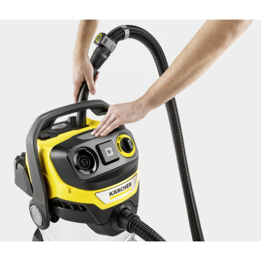 Пилосос професійний Karcher WD 7 Control P S 30/6/35/T 1400Вт 290мБар контейнер 30л 8.7кг