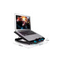 Підставка до ноутбука IceCoorel 10-17", 6*70mm 1800 RPM, 2*USB, + LCD, 365*297*30mm, Black (K8) Підставка до ноутбука IceCoorel 10-17", 6*70mm 1800 RPM, 2*USB, + LCD, 365*297*30mm, Black (K8)