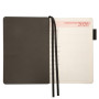 Тижневик Leo planner А5 датований 2026 "Binario", м'який, графіт, 368 сторінок (252640) Тижневик Leo planner А5 датований 2026 "Binario", м'який, графіт, 368 сторінок (252640)