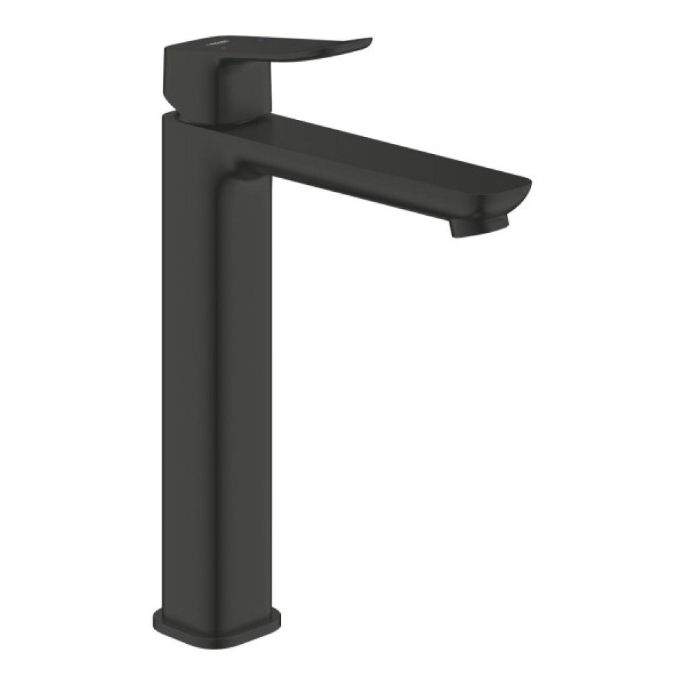 Змішувач для раковини Grohe QuickFix Dice Black XL-розміру, довж. виливу - 161мм, неповоротний, 1 важіль, чорний матовий