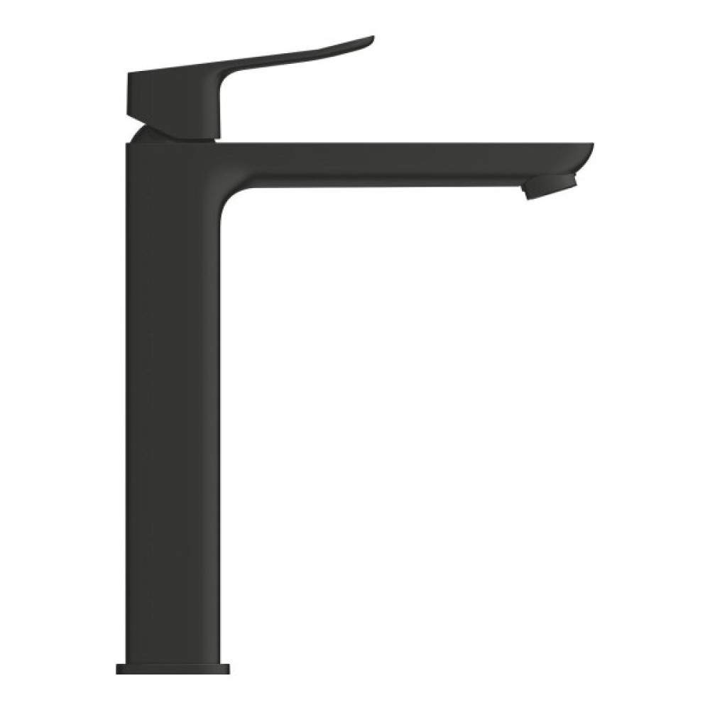 Змішувач для раковини Grohe QuickFix Dice Black XL-розміру, довж. виливу - 161мм, неповоротний, 1 важіль, чорний матовий