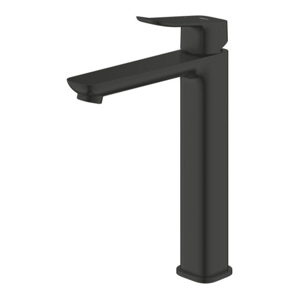 Змішувач для раковини Grohe QuickFix Dice Black XL-розміру, довж. виливу - 161мм, неповоротний, 1 важіль, чорний матовий