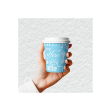 Стакани одноразові Romus Drink time паперові 250 мл 40 шт. Блакитні (R25040778)