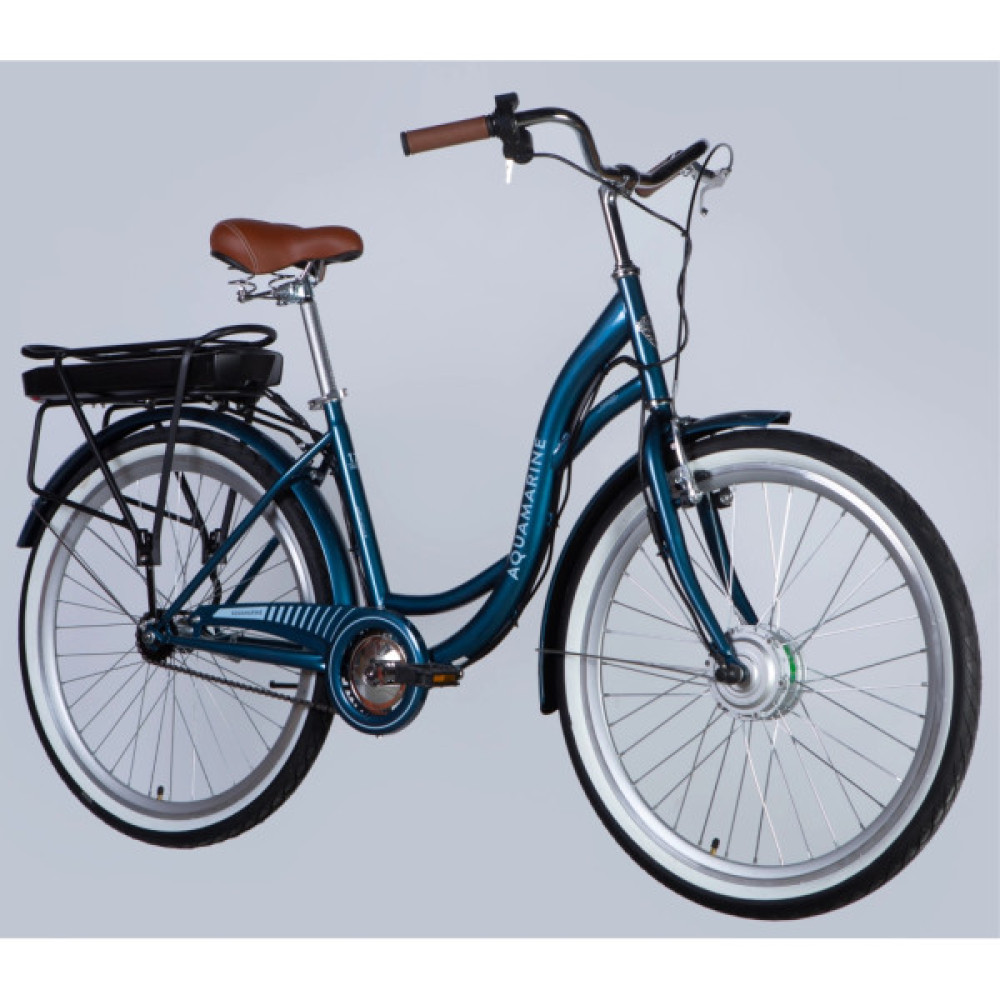 Електровелосипед Dorozhnik 26" eAQUAMARINE BH рама-17" 36B 13А*г 500Вт 2026 темно-синій (ELB-D-26-294)