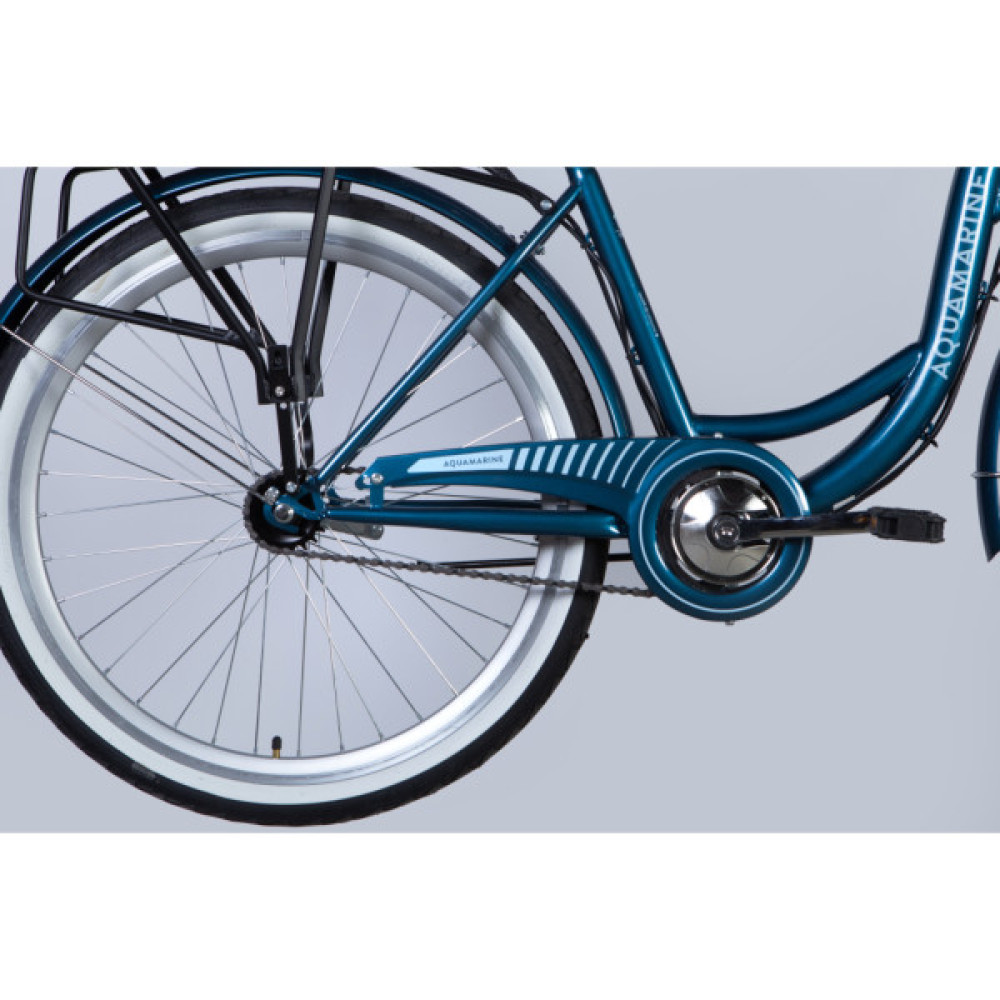 Електровелосипед Dorozhnik 26" eAQUAMARINE BH рама-17" 36B 13А*г 500Вт 2026 темно-синій (ELB-D-26-294)